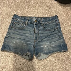 American Eagle Outfitters Women's Blue Denim Shorts